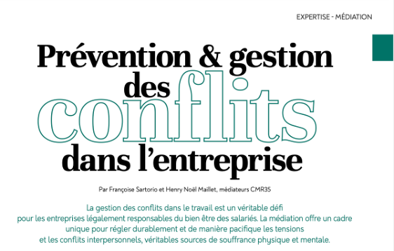 Prévention et gestion des conflits dans l’entreprise